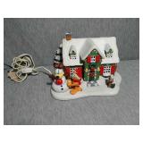 Garfield Christmas Village lighted display.