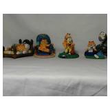 4 Danbury Mint Garfield figurines