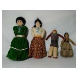 Native American dolls. Hand Crafted. Range in n