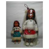 Vintage Native American Indian dolls. Beautiful