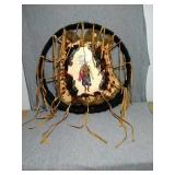 Native American wall decor. Hand Crafted 18"