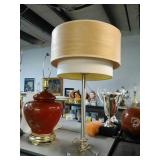 Double Shaded table Lamp. Stands approximately