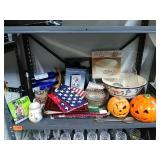 Shelf lot. Big assortment of items. Battery