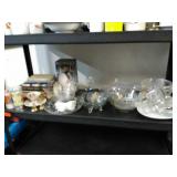 Large shelf lot of Assorted items. Vintage Books,