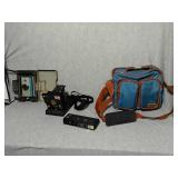 Vintage Camera lot with camera bag.