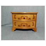 Beautiful wooden Jewelry Box. Like new. Stands 7"