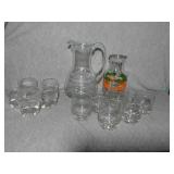 Mixed lot of Assorted Glassware. Clear glass