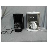 2 Working Coffee makers. Krups, and Gevalia. Both