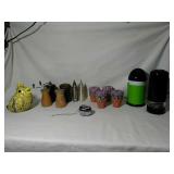 Mixed lot. Most salt and pepper shakers. Some are