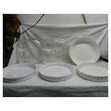 Corning Ware baking dishes. Plus 10" Skillet. 2