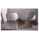 Baking lot. Assorted pans