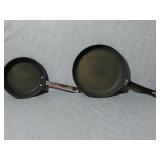 2 Frying Pans. 8.5"  Lanolin & 10" Scanpan.