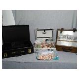 3 Storage Cases. Center Metal has piano buffer