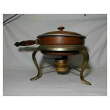 Vintage aluminum pan and warmer set.