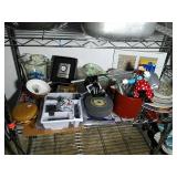 Shelf lot of miscellaneous items. Many great
