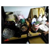 Another great shelf lot. Crystal, shoe