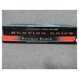 Lot of 2 Assorted Knives. Antique Bowie knife,