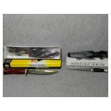 Lot of 2 Assorted Knives. Small Hunting Knife,