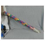 Malty Color Nylon outdoor umbrella. Has extended