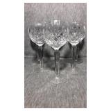 6 Beautiful Waterford Crystal stemware. Rac