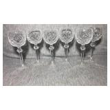 Waterford Crystal Glassware.  Set of 6 wine