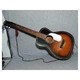 Silvertone vintage String Guitar. Little damage