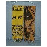 African Hand woven scarfs/table runners. 48" Each
