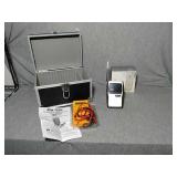 4 Assorted Items. Storage case, New 1 Beauty