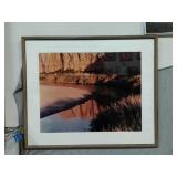 Matted Artwork. 25" X 30" Frame.