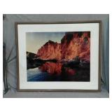 Matted Framed Artwork. 25" X 30"