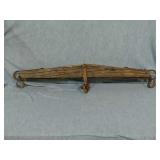 Vintage livestock wooden bar. 31"