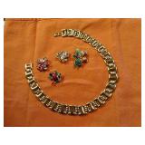 Fashionable Jewelry. MONET gold tone choker.