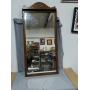 Beautiful Vintage Walnut framed Mirror. 17" X