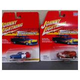 Lot of 2 New, assorted Johnny Lightning Die Cast