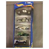 2001 Hotwheels Police Cruisers Gift Pack