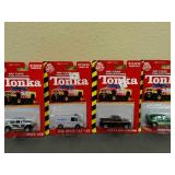 Lot of 4 New in package,  TONKA DieCast cars &