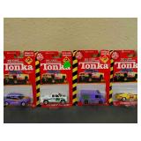 Lot of 4 New in package,  TONKA DieCast cars &