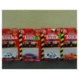 Lot of 4 New in package,  TONKA DieCast cars &
