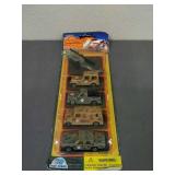 New 5 pack Military Machines, DieCast metal