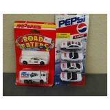New 6 Assorted Pepsi DieCast metal with plastic