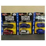 3New Double packs of assorted Motor Works DieCast