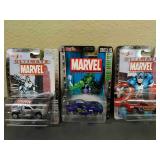 3 Assorted DieCast collection of Marvel comics