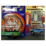 Fleer NBA  and Hasbro NFL, collectible vehicles