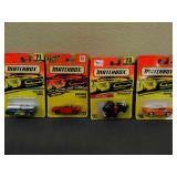 Set of 4 New assortment of Matchbox 75 Challenge