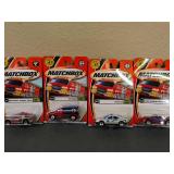 Set of 4 New assortment of Matchbox  50 Years