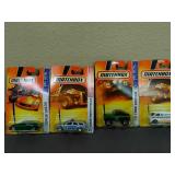 4 Assorted Matchbox cars from 2007 collection