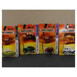 4 Assorted Matchbox cars from 2007 collection