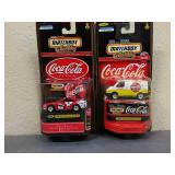 2 New Assorted Matchbox Collectibles of Coca-Cola