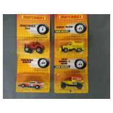 4 New assortment of  Matchbox Vehicles from 1987