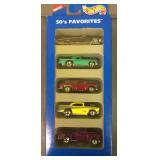 1996 Hotwheels 50s Favorites Gift Pack